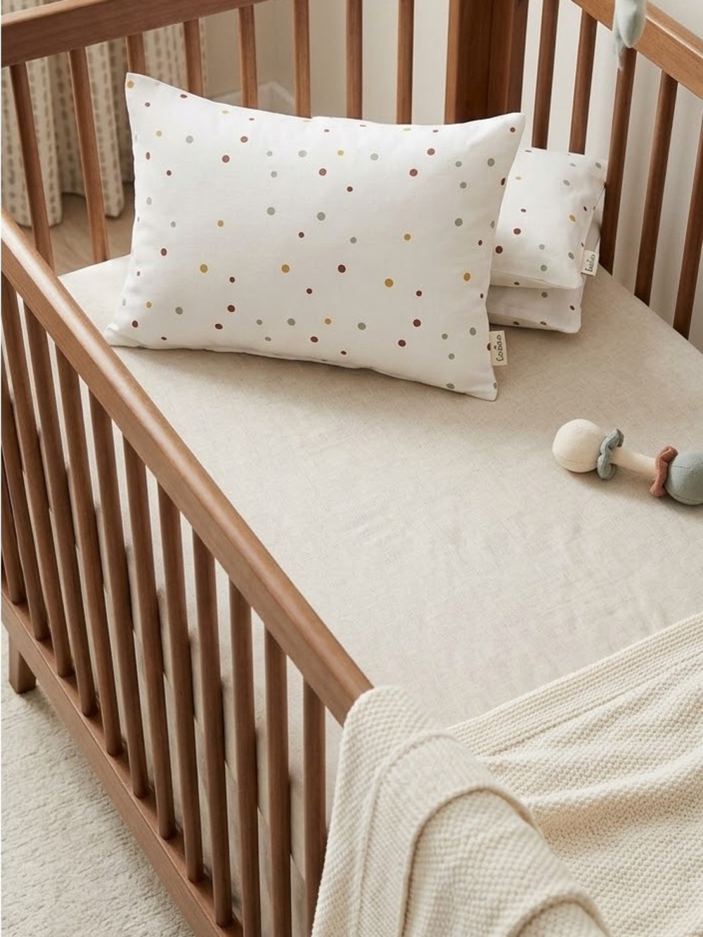 3/$60 2-pk Ecolino Organic Cotton Crib pillow cases - NWOT